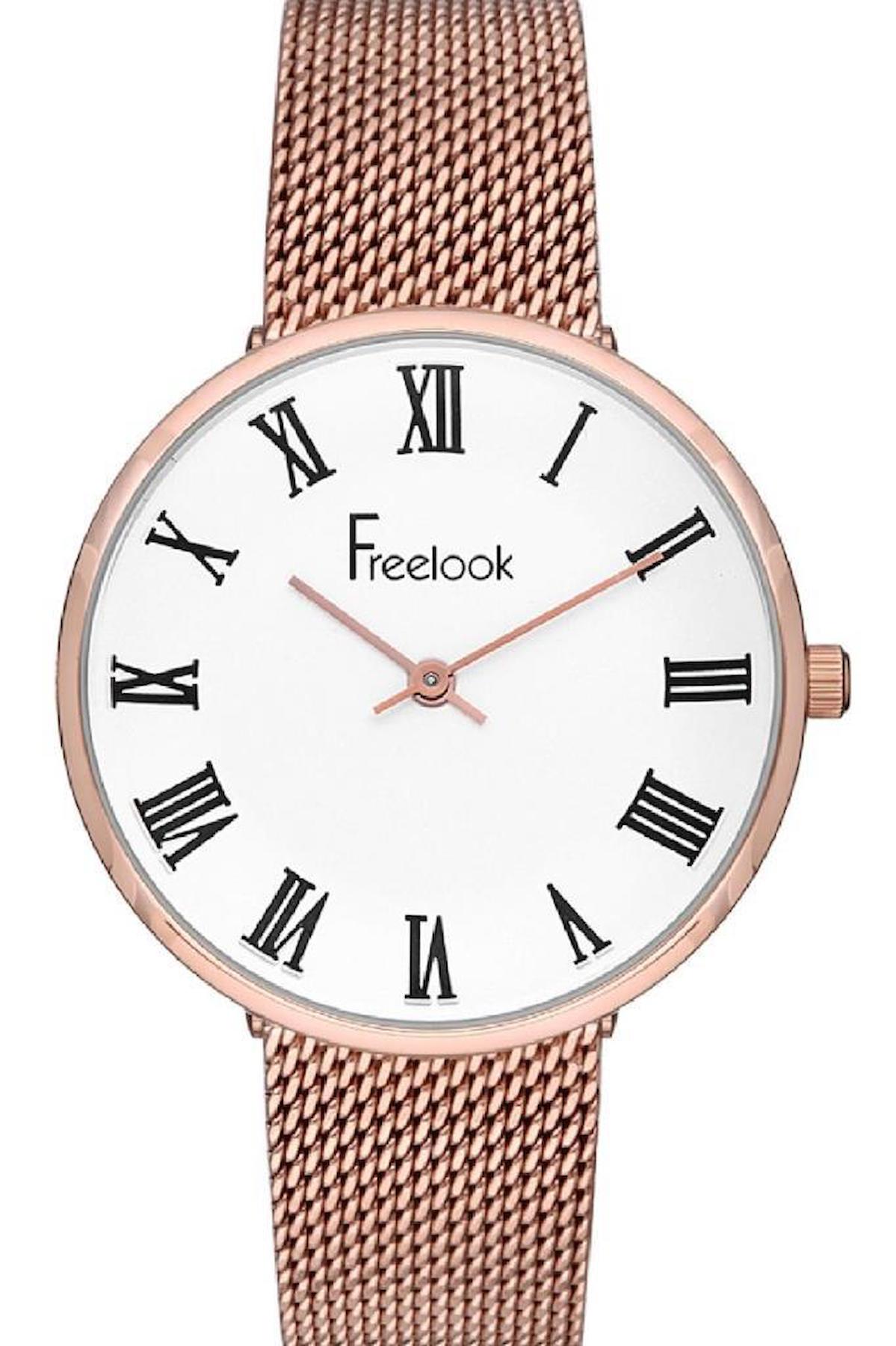 Freelook FL.1.10093.1 34 mm Rose Gold Çelik Kordon Analog Kadın Kol Saati