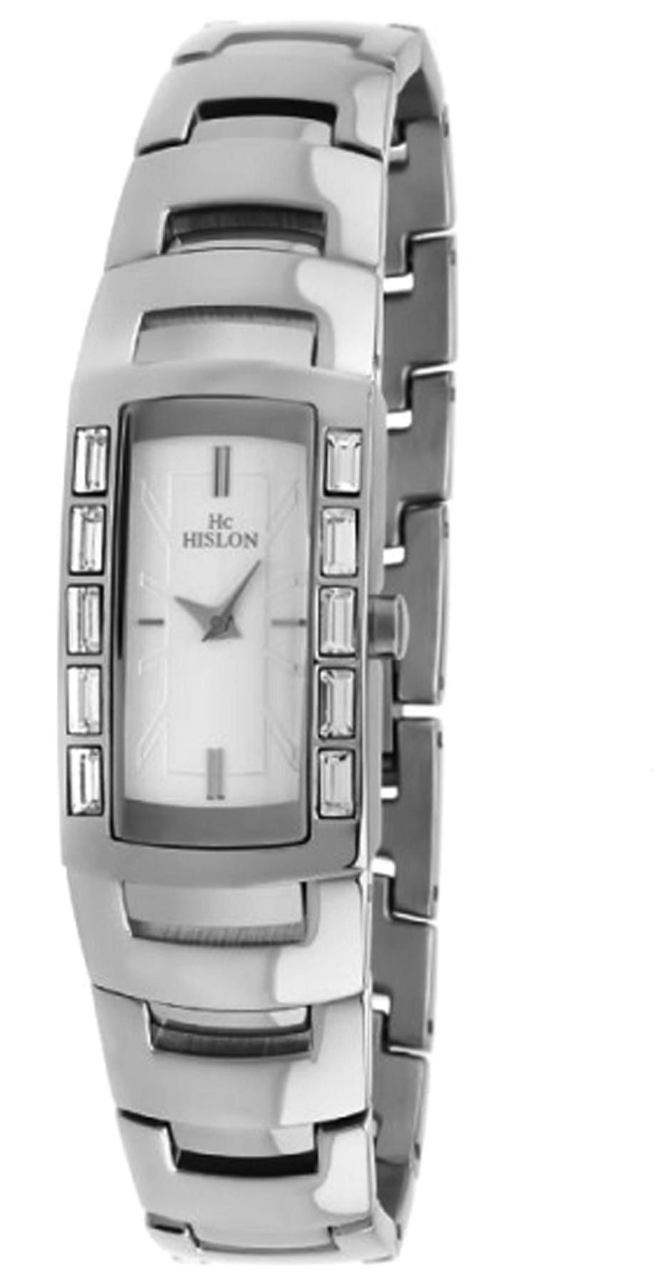 Hislon 3103-22311 22 mm Gri Çelik Kordon Analog Kadın Kol Saati