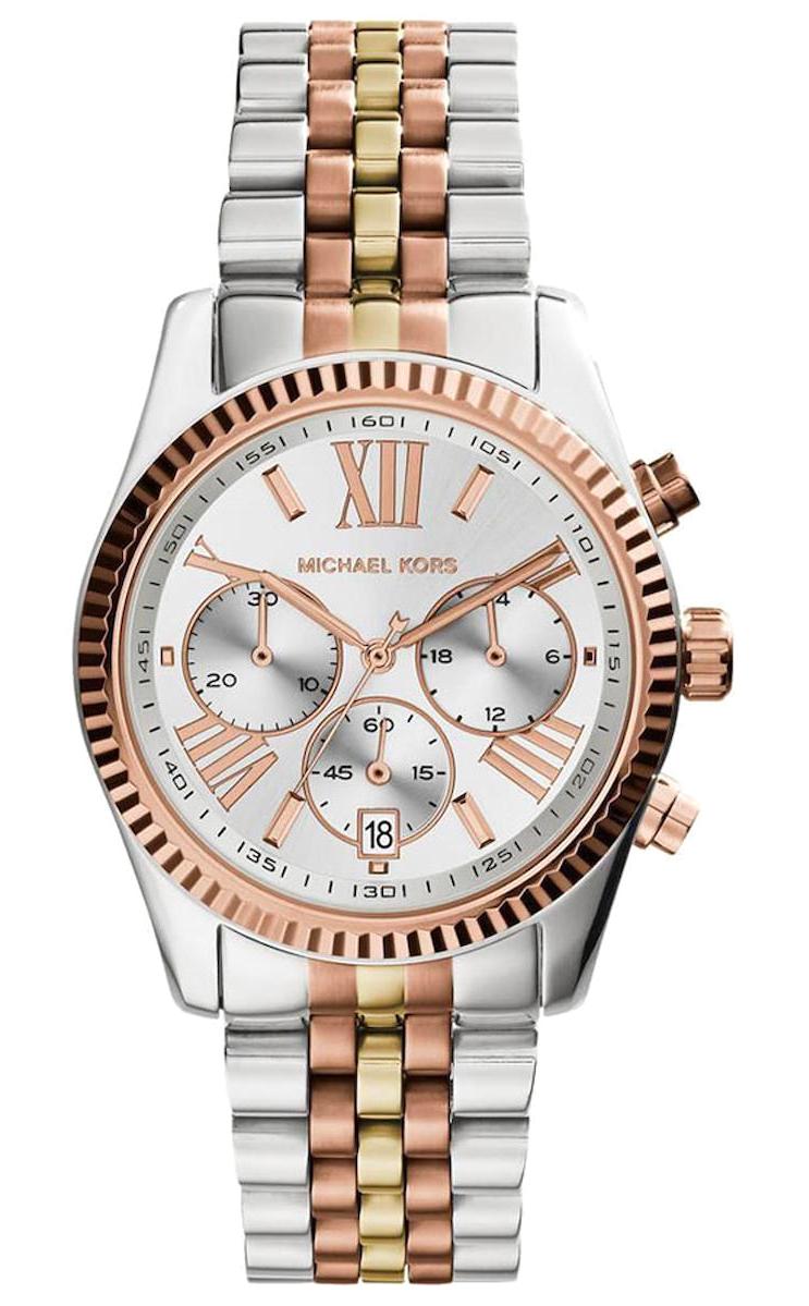 Michael Kors MK5735 Takvimli 38 mm Gri Çelik Kordon Analog Kadın Kol Saati