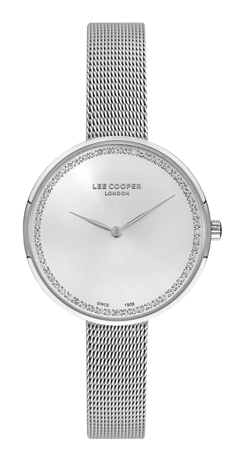 Lee Cooper LC07344.330 37 mm Gri Plastik Kordon Analog Kadın Kol Saati