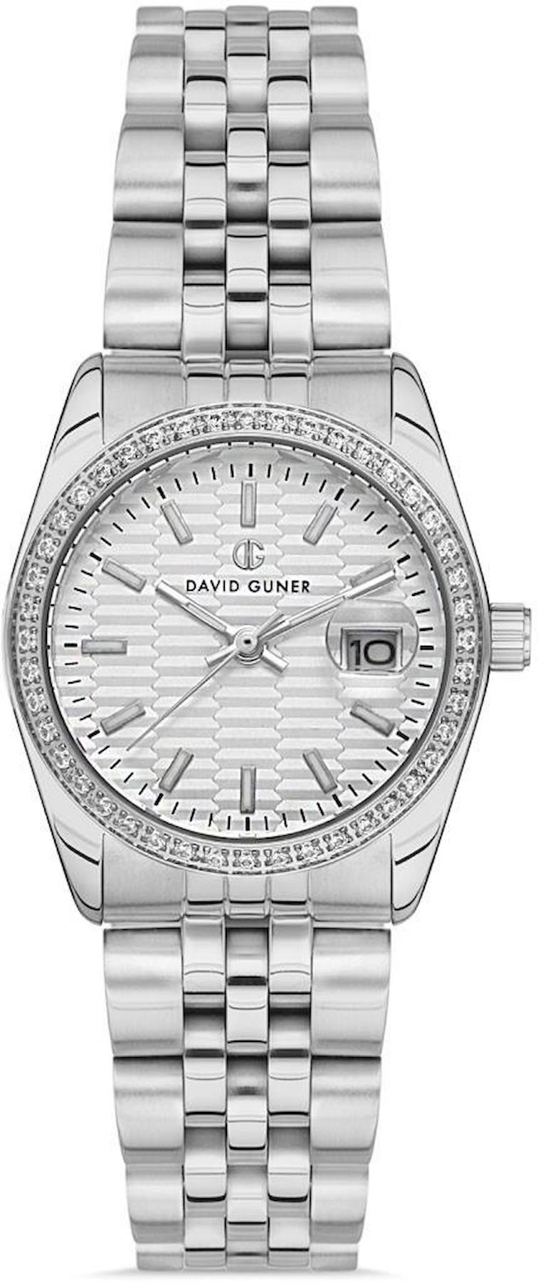 David Guner DG-8383LA-A1 28 mm Gri Metal Kordon Analog Kadın Kol Saati