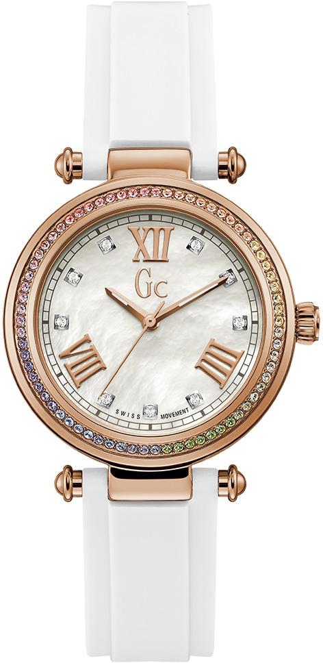 Guess GCY46009L1MF 36 mm Beyaz Silikon Kordon Analog Kadın Kol Saati