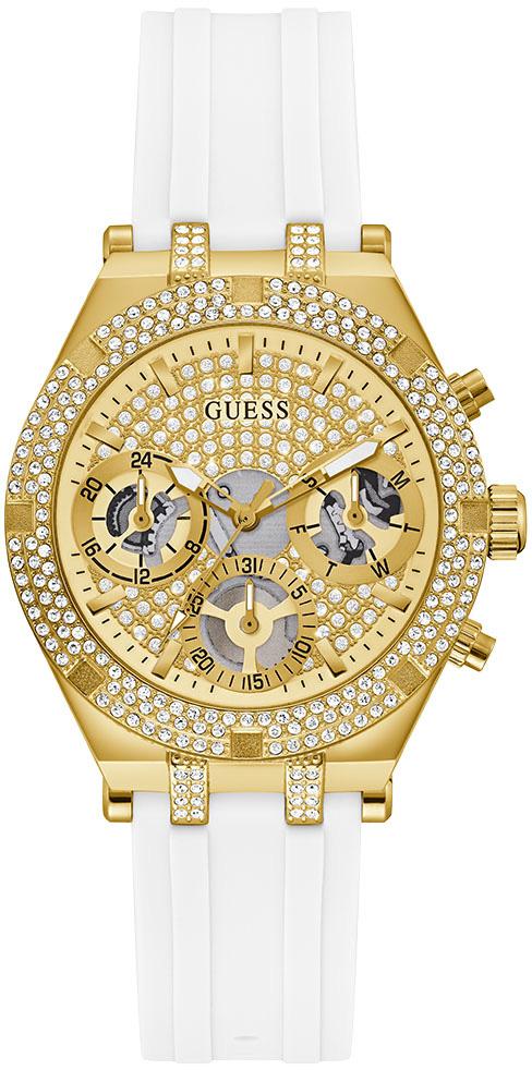 Guess GUGW0407L2 Takvimli 38 mm Beyaz Silikon Kordon Analog Kadın Kol Saati