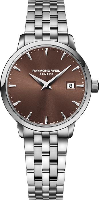 Raymond Weil RW5988-ST-70001 Takvimli 29 mm Gri Çelik Kordon Analog Kadın Kol Saati