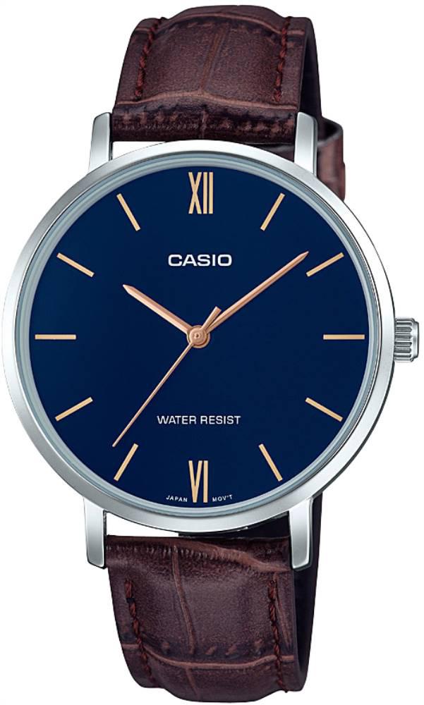 Casio LTP-VT01L-2BUDF 34 mm Kahverengi Deri Kordon Analog Kadın Kol Saati