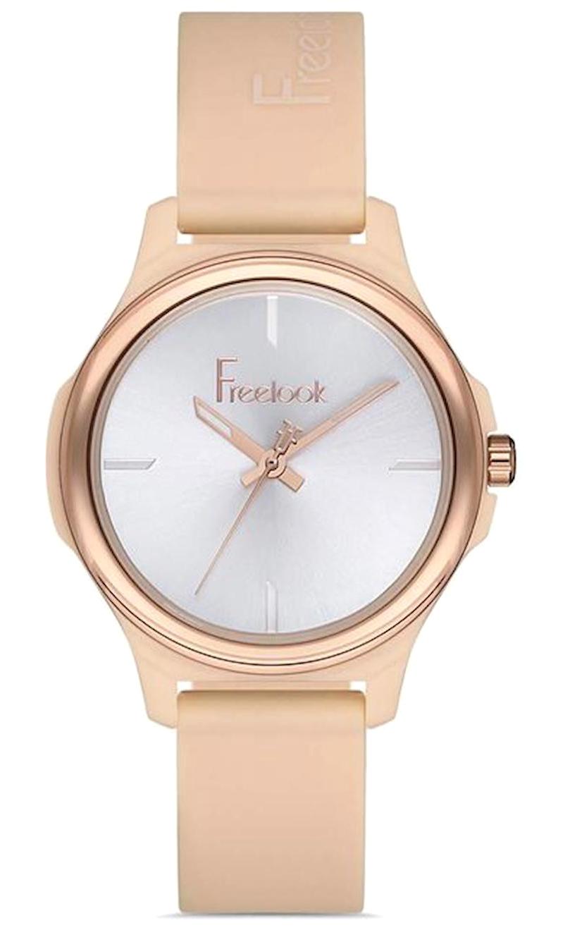 Freelook FL.1.10175.3 34 mm Pembe Silikon Kordon Analog Kadın Kol Saati