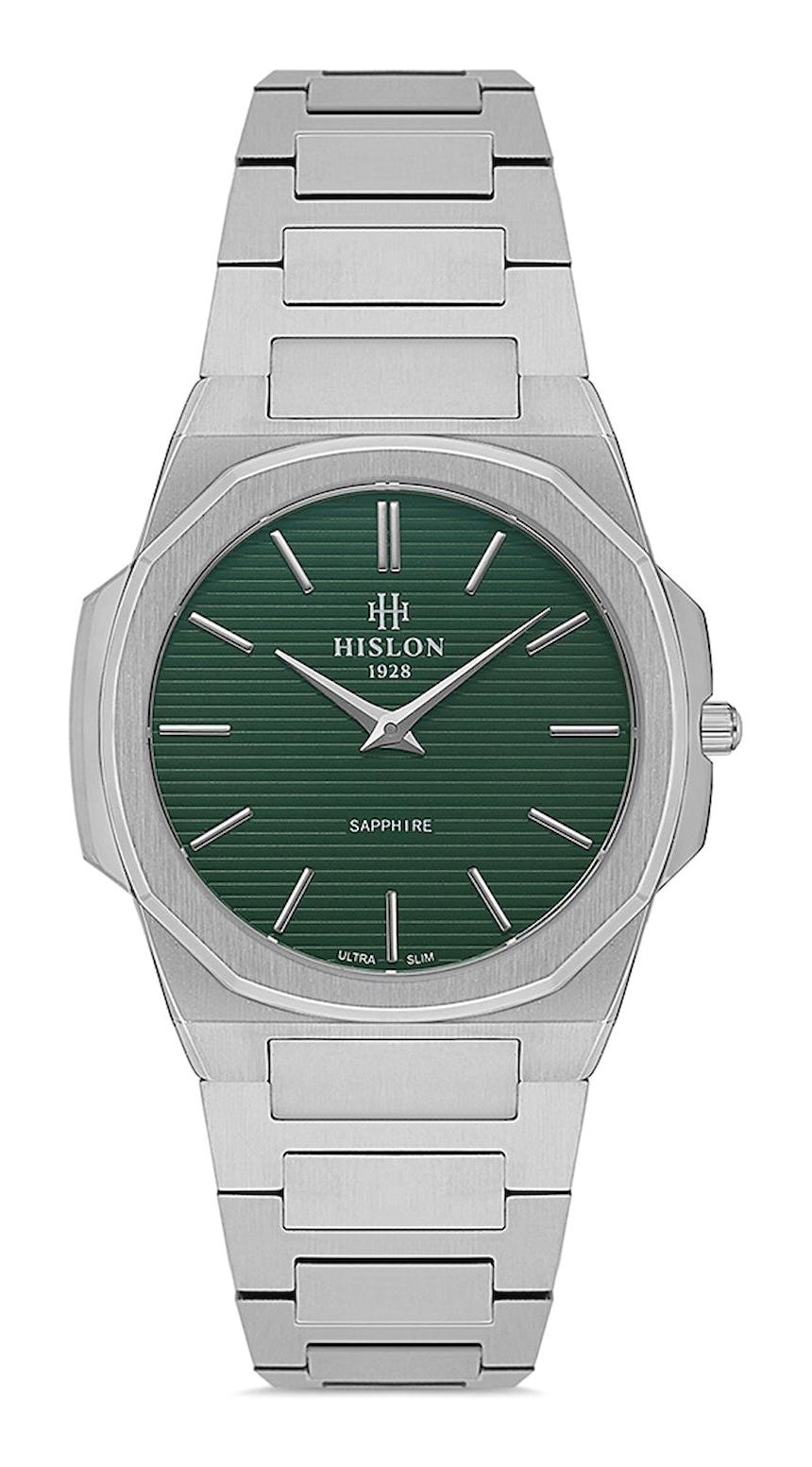 Hislon QL127S-15SS 32 mm Gri Çelik Kordon Analog Kadın Kol Saati