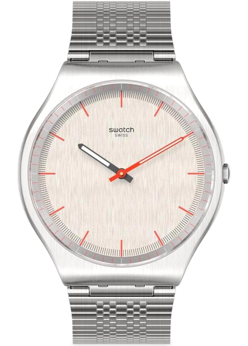 Swatch SS07S113GG 42 mm Gri Çelik Kordon Analog Kadın Kol Saati