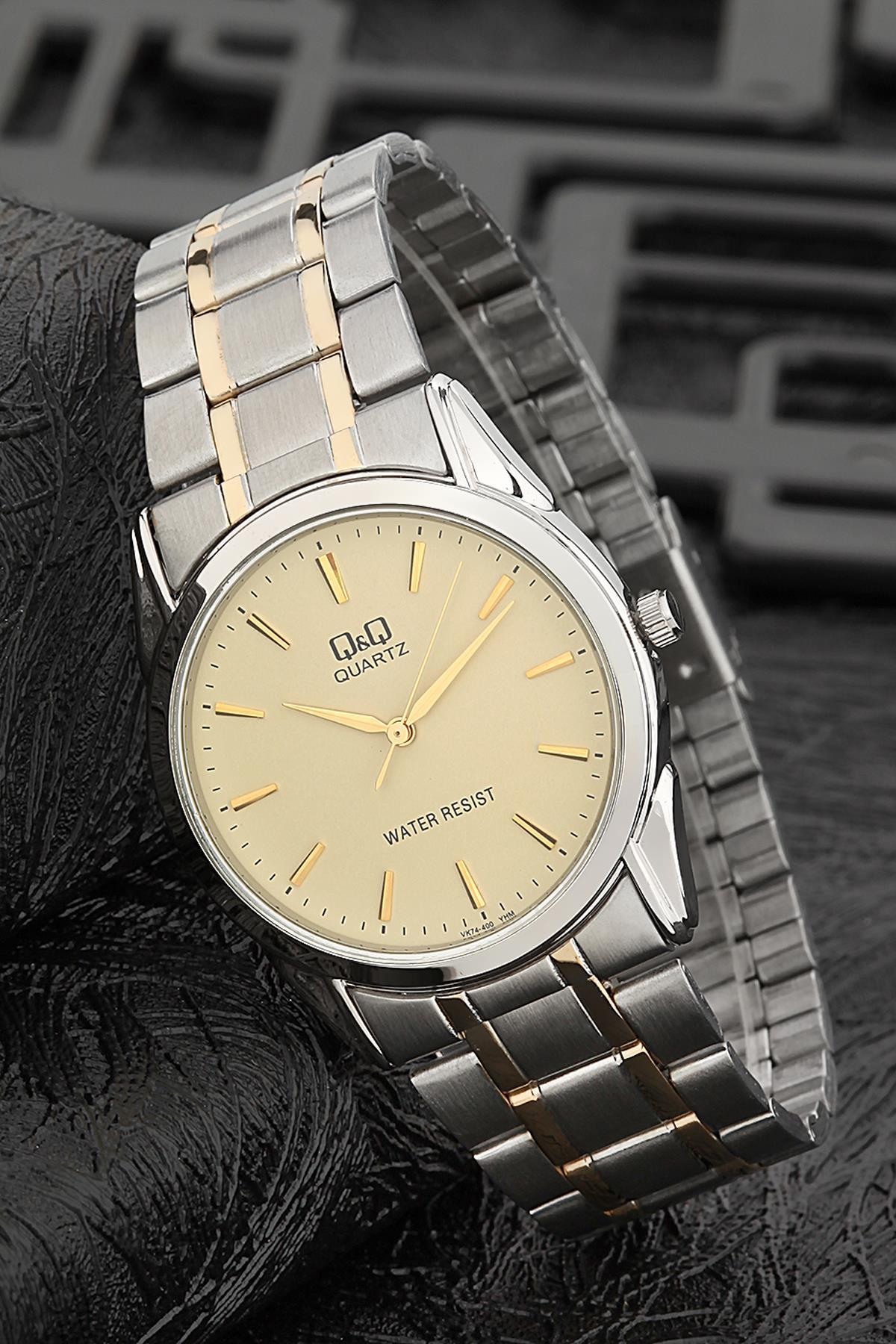 Q&Q 3G818 36 mm Gri Metal Kordon Analog Kadın Kol Saati