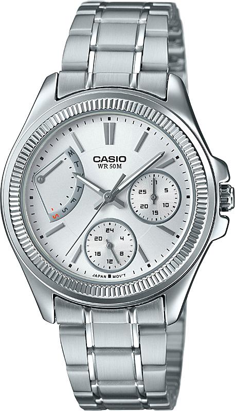 Casio LTP-2089D-7AVDF 30 mm Gri Çelik Kordon Analog Kadın Kol Saati