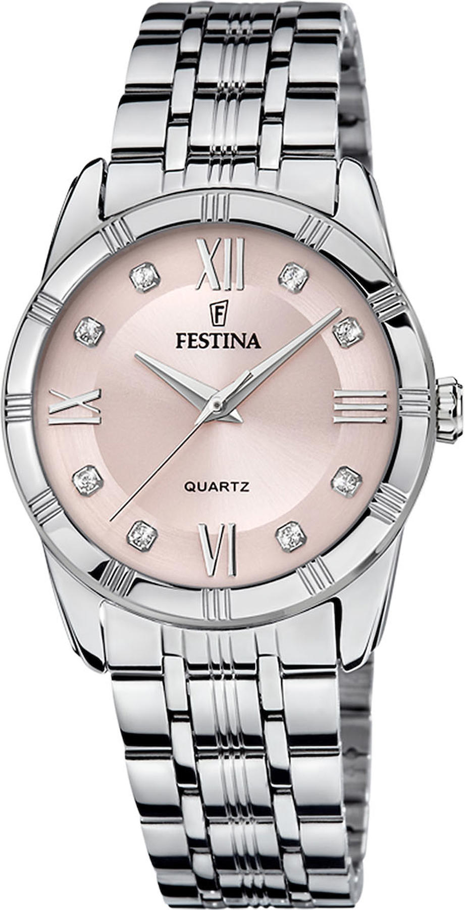 Festina F16940-C 32 mm Gri Çelik Kordon Analog Kadın Kol Saati