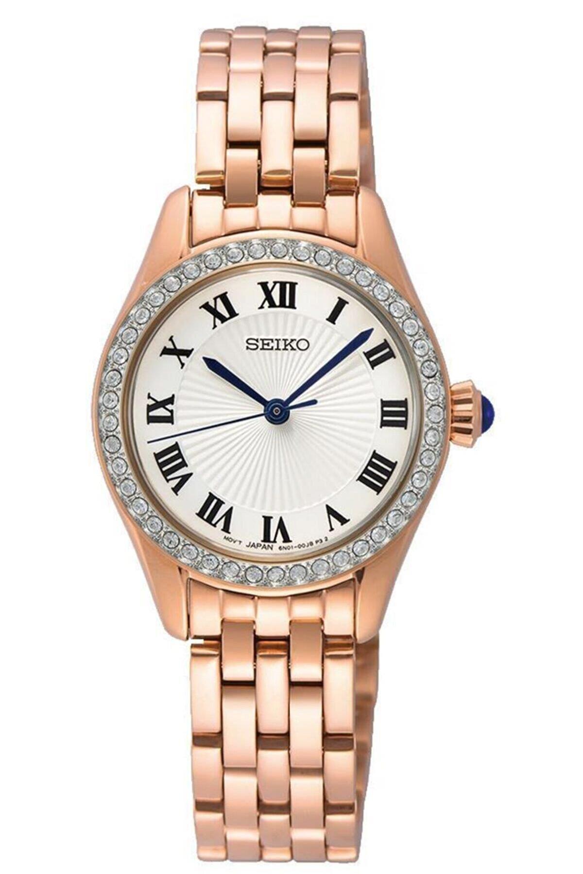 Seiko SUR338P 32 mm Rose Gold Çelik Kordon Analog Kadın Kol Saati