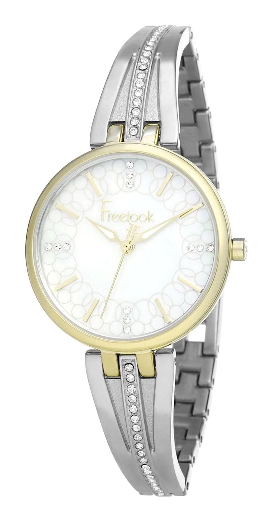 Freelook FL.1.10050.6 36 mm Gri Çelik Kordon Analog Kadın Kol Saati