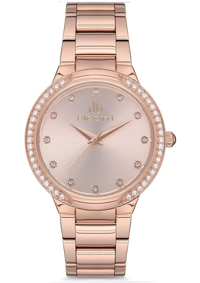 Bigotti BG.1.10114.4 36 mm Rose Gold Çelik Kordon Analog Kadın Kol Saati
