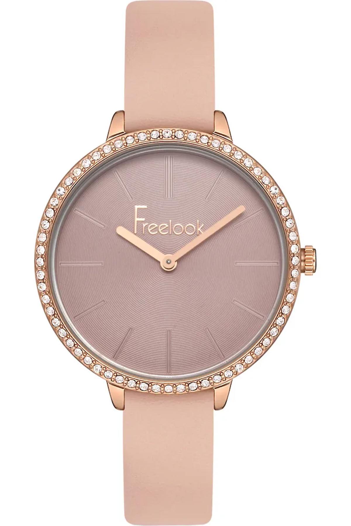 Freelook FL.1.10093.1 35 mm Pembe Metal Kordon Analog Kadın Kol Saati