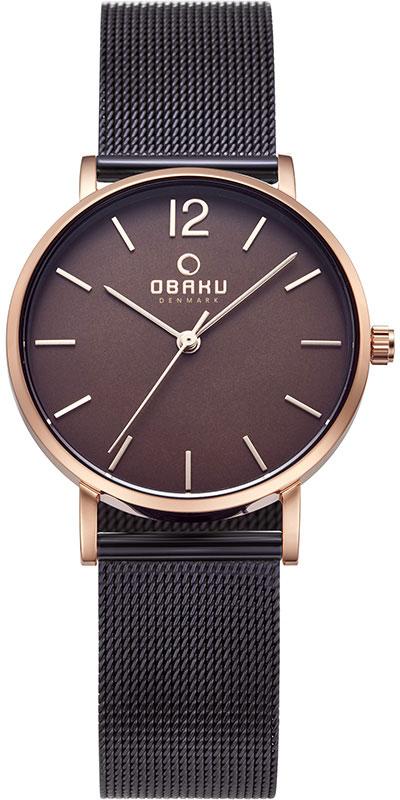 Obaku Denmark V197LXVNMN 32 mm Siyah Çelik Kordon Analog Kadın Kol Saati