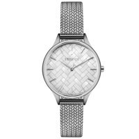 Essence ES6535FE.320 34 mm Gri Hasır Kordon Analog Kadın Kol Saati