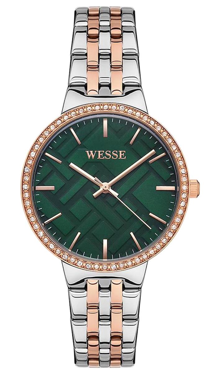 Wesse WWL110004 36 mm Gri Çelik Kordon Analog Kadın Kol Saati