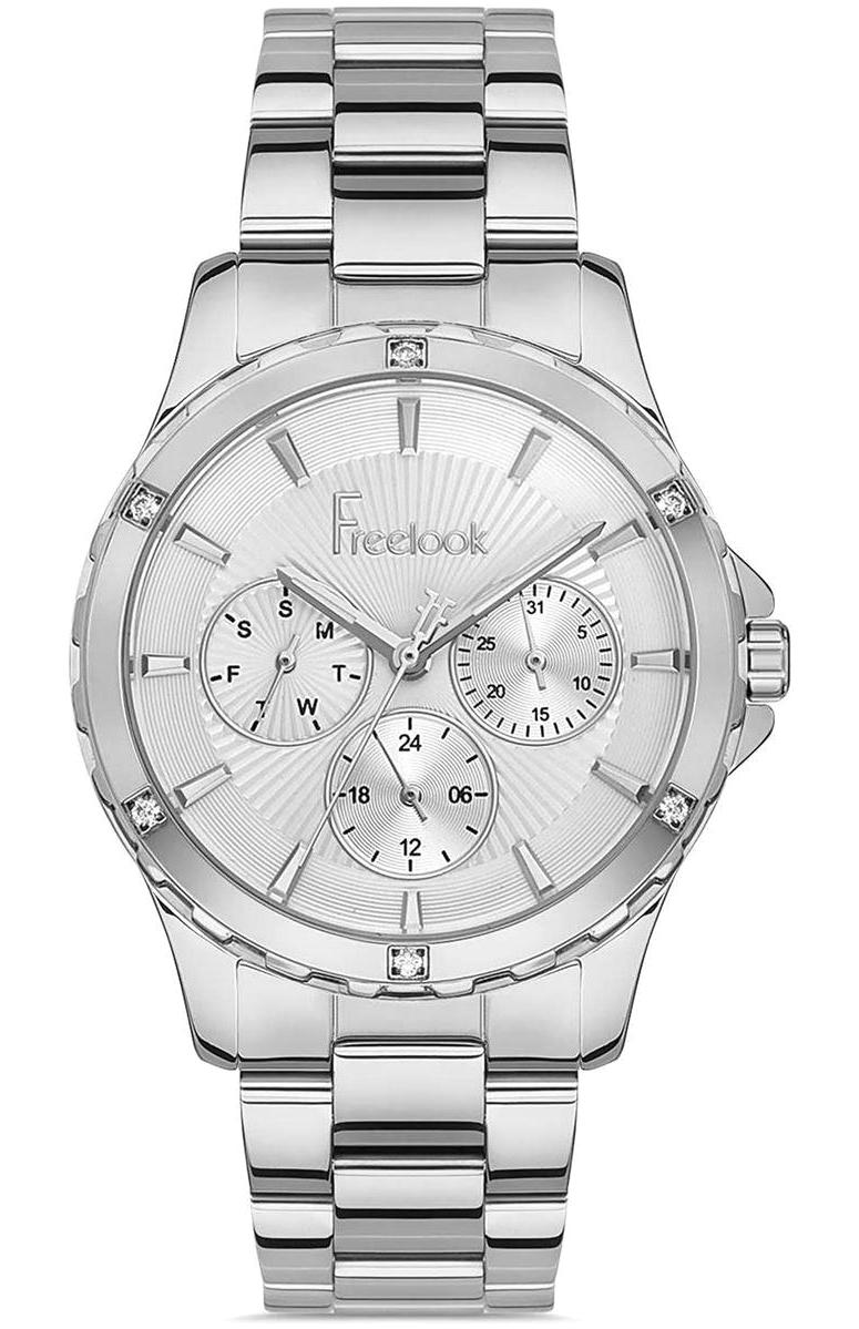Freelook FL.1.10093.1 37 mm Gri Çelik Kordon Analog Kadın Kol Saati
