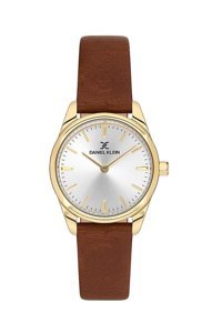 Daniel Klein DKE.1.10612-3 35 mm Kahverengi Deri Kordon Analog Kadın Kol Saati