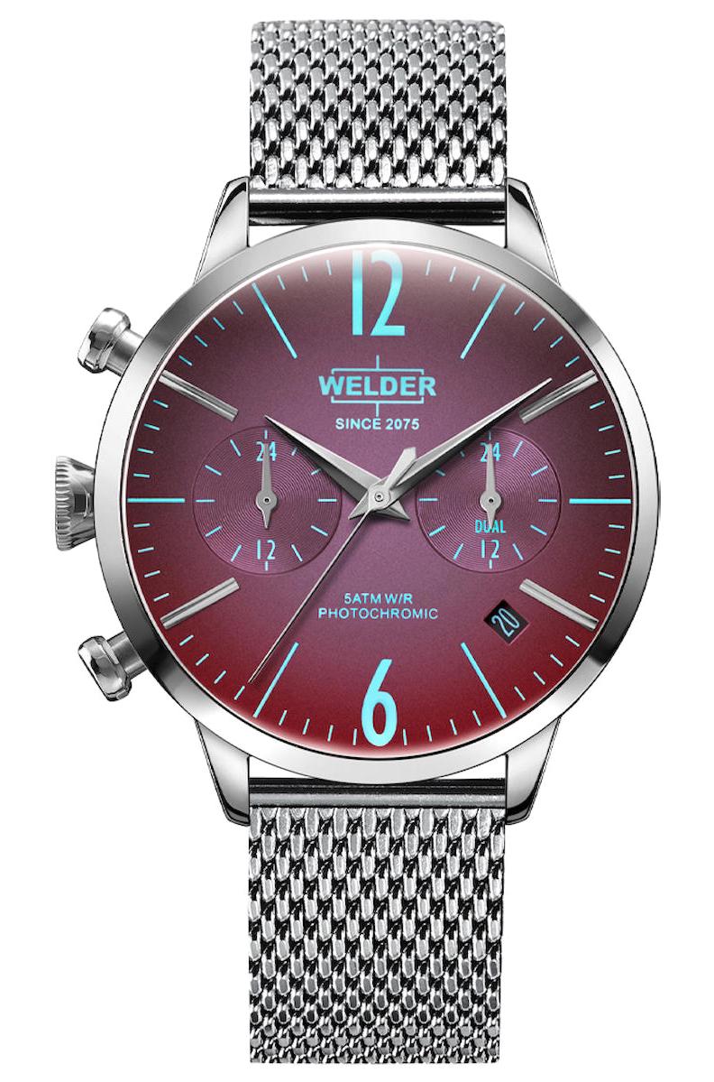 Welder Watch WWRC695 Takvimli 38 mm Gri Metal Kordon Analog Kadın Kol Saati
