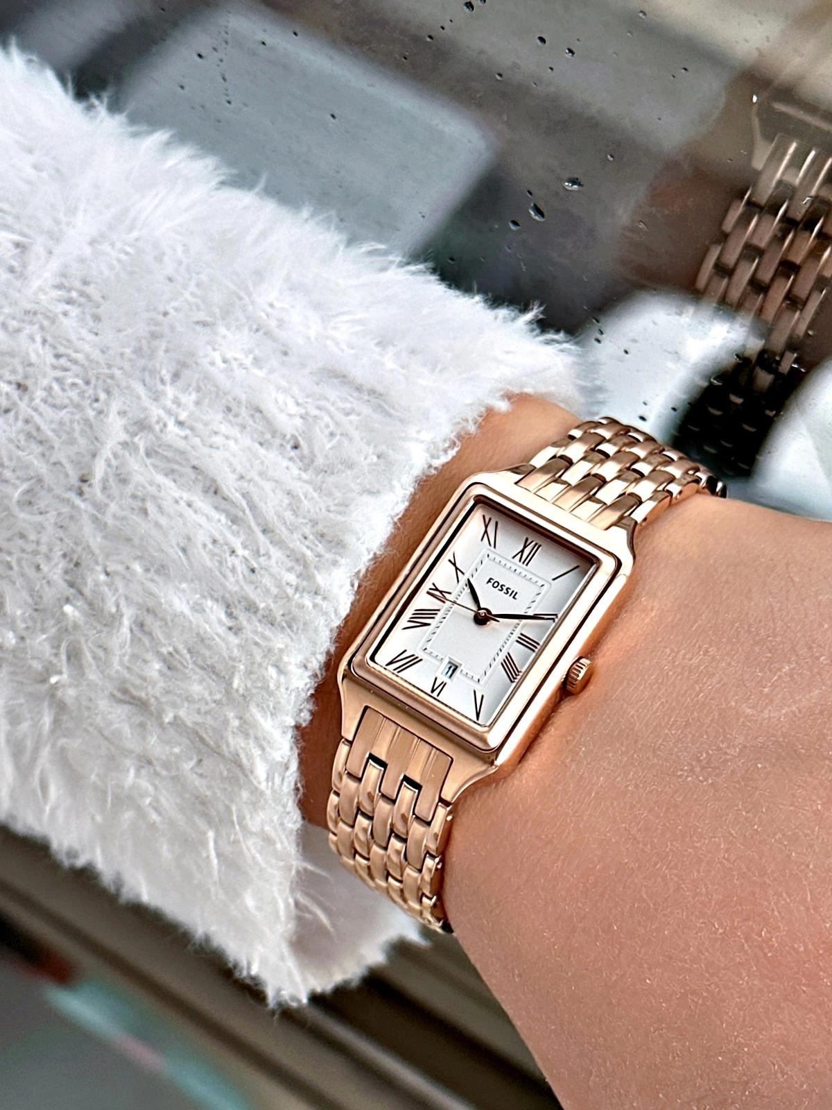Fossil FES5271 26 mm Rose Gold Çelik Kordon Analog Kadın Kol Saati