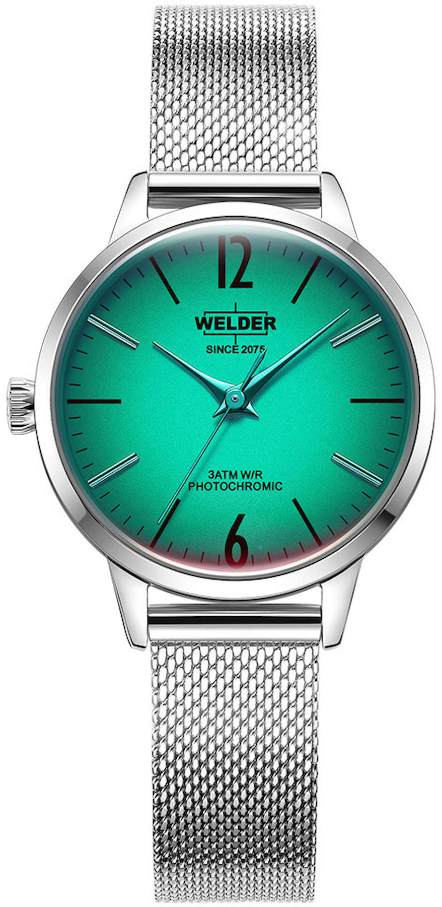 Welder Watch WRS201 28 mm Gri Çelik Kordon Analog Kadın Kol Saati