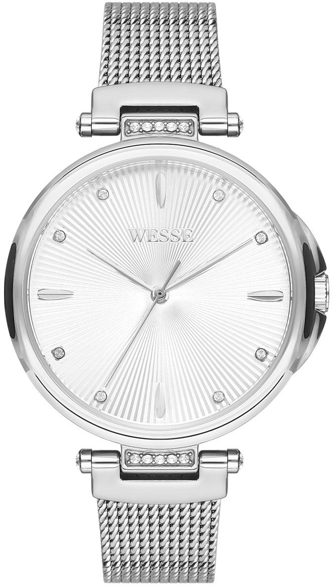 Wesse WWL5006-03M 36 mm Gri Çelik Kordon Analog Kadın Kol Saati