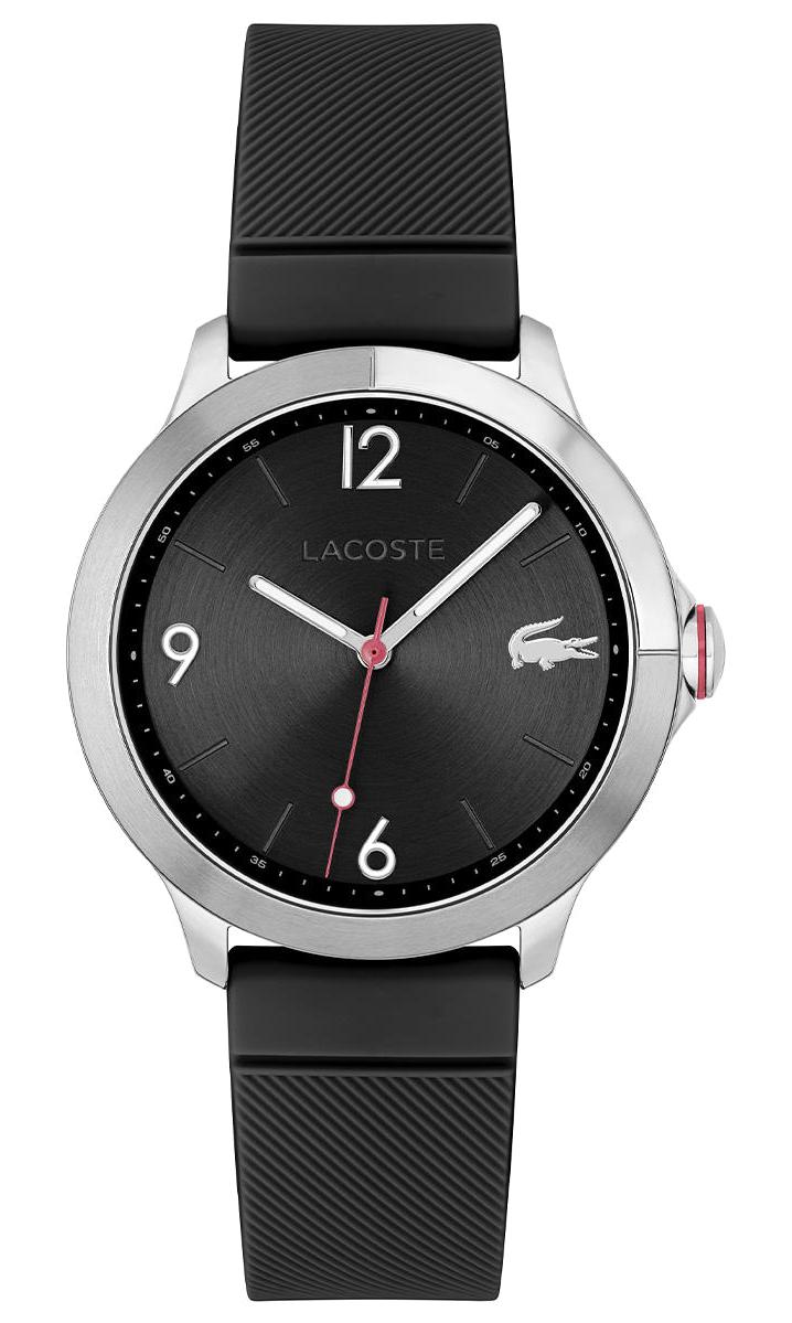 Lacoste LAC2001331 36 mm Siyah Silikon Kordon Analog Kadın Kol Saati