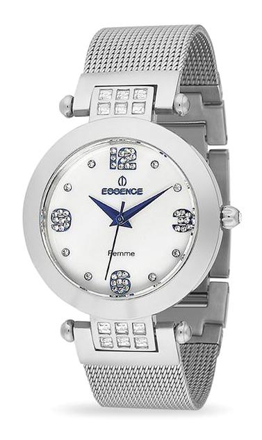 Essence D686.320 36 mm Gri Çelik Kordon Analog Kadın Kol Saati