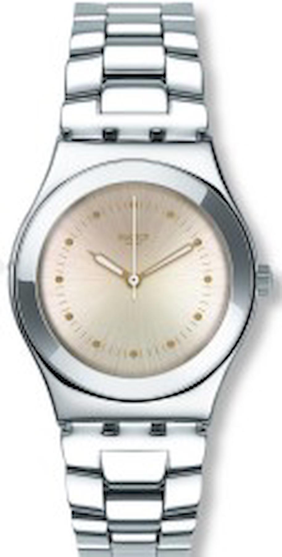 Swatch YLS197G 32 mm Gri Çelik Kordon Analog Kadın Kol Saati