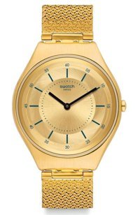 Swatch SYXG102M 38 mm Altın Çelik Kordon Analog Kadın Kol Saati