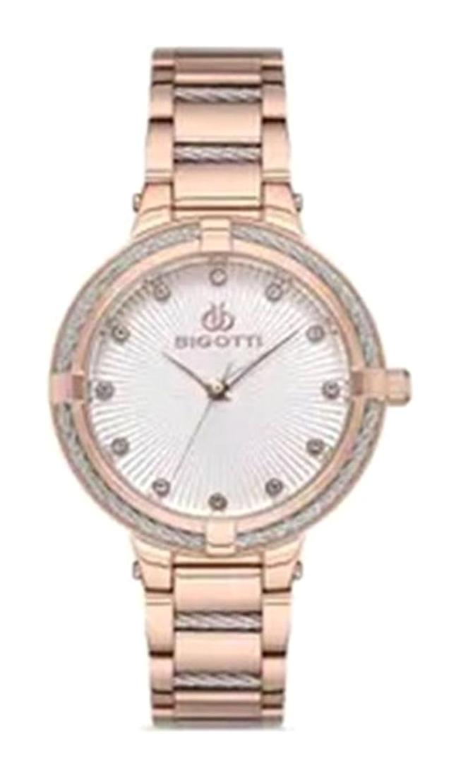 Bigotti BG.1.10227.2 36 mm Rose Gold Çelik Kordon Analog Kadın Kol Saati
