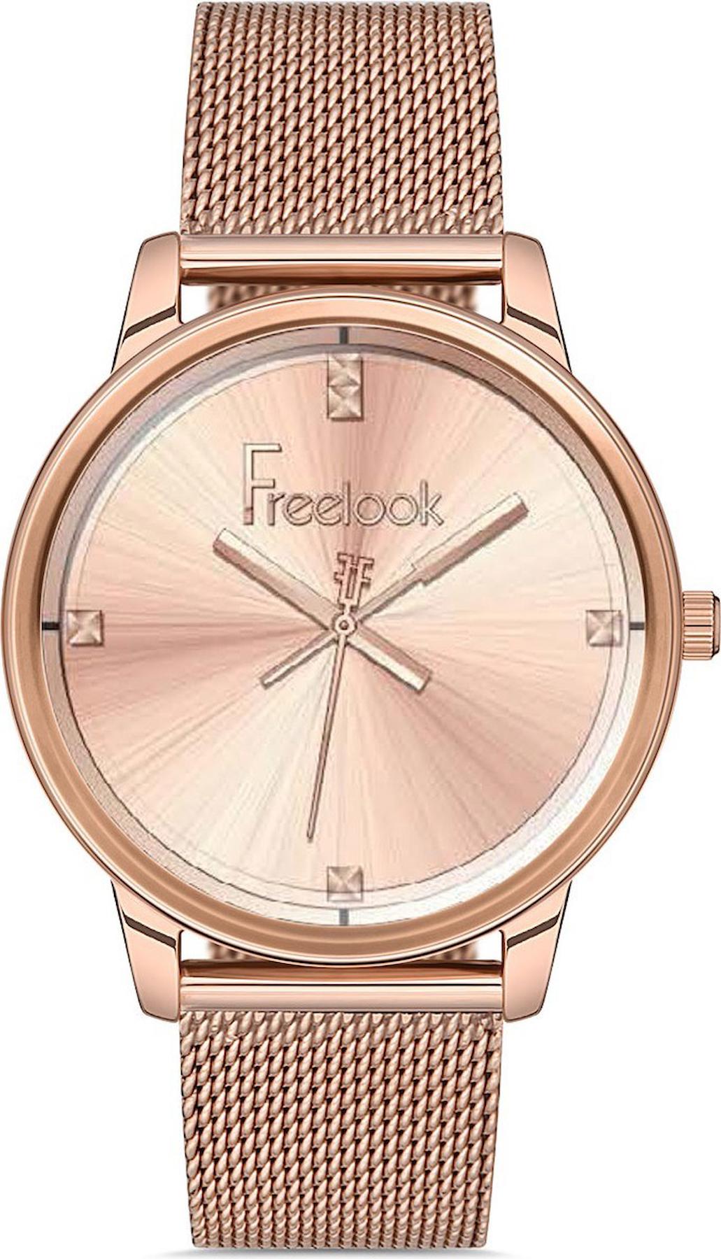 Freelook FL.1.10205.2 34 mm Rose Gold Çelik Kordon Analog Kadın Kol Saati