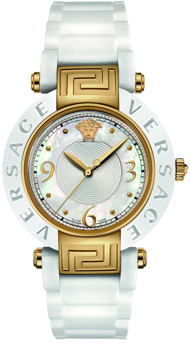Versace VRSC92QCP1D497S001 39 mm Beyaz Silikon Kordon Analog Kadın Kol Saati