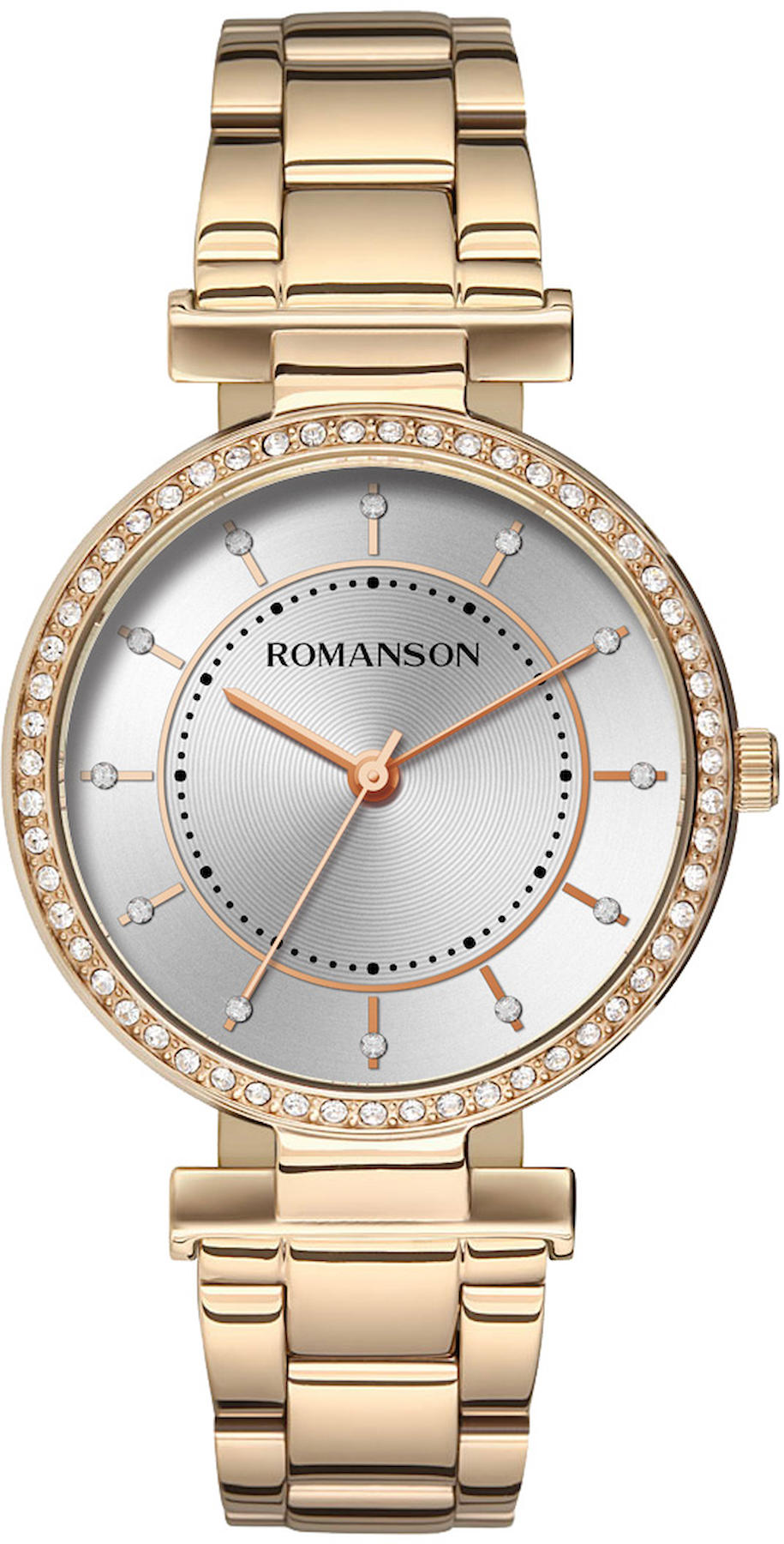 Romanson RM8A44TLRRAS6R 36 mm Altın Çelik Kordon Analog Kadın Kol Saati