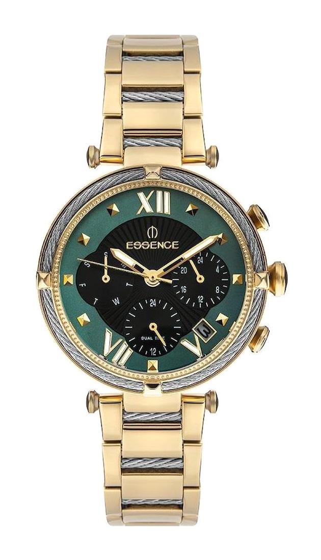 Essence ES6603FE.170 Takvimli 38 mm Altın Metal Kordon Analog Kadın Kol Saati