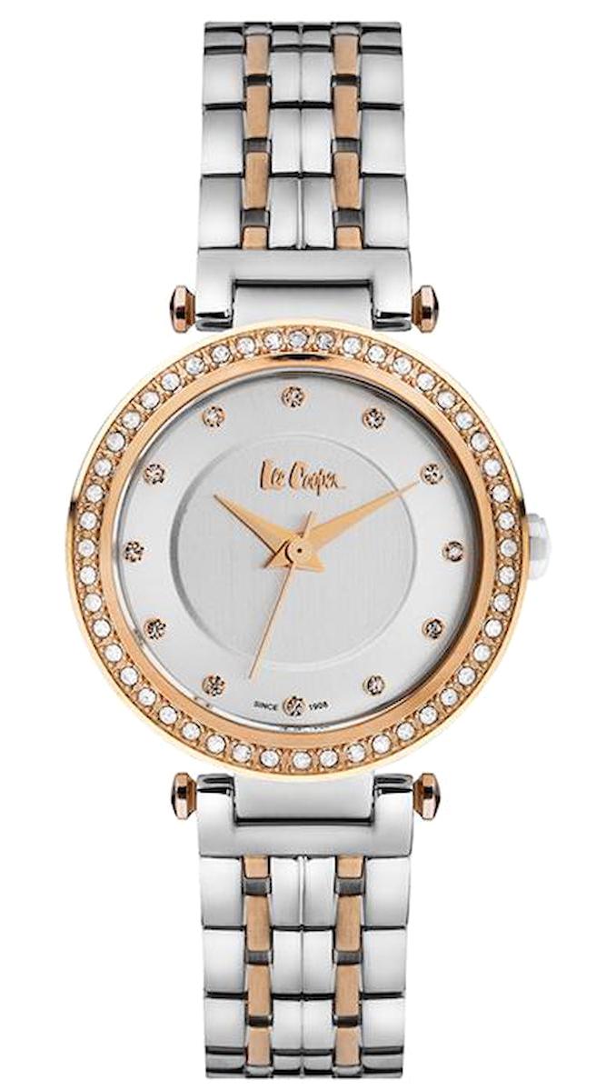 Lee Cooper LC06942.530 40 mm Gri Metal Kordon Analog Kadın Kol Saati