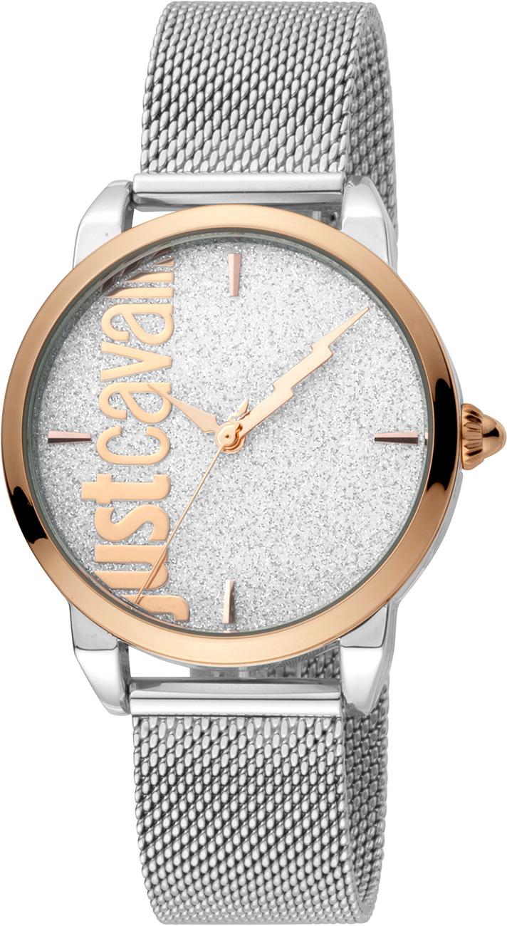 Just Cavalli JC1L079M0095 34 mm Gri Çelik Kordon Analog Kadın Kol Saati