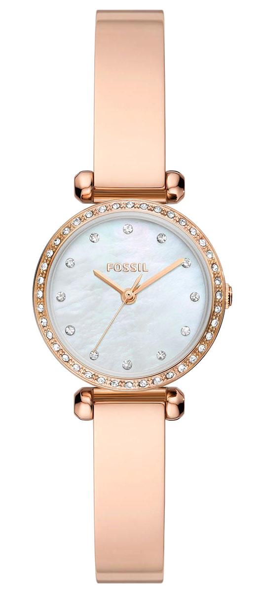 Fossil BQ3894 26 mm Pembe Çelik Kordon Analog Kadın Kol Saati