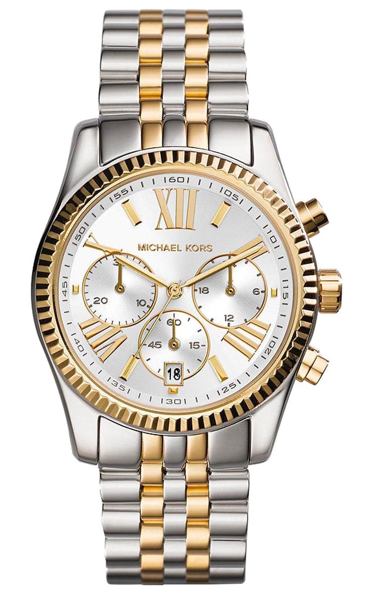 Michael Kors MK5955 38 mm Altın-Gri Çelik Kordon Analog Kadın Kol Saati