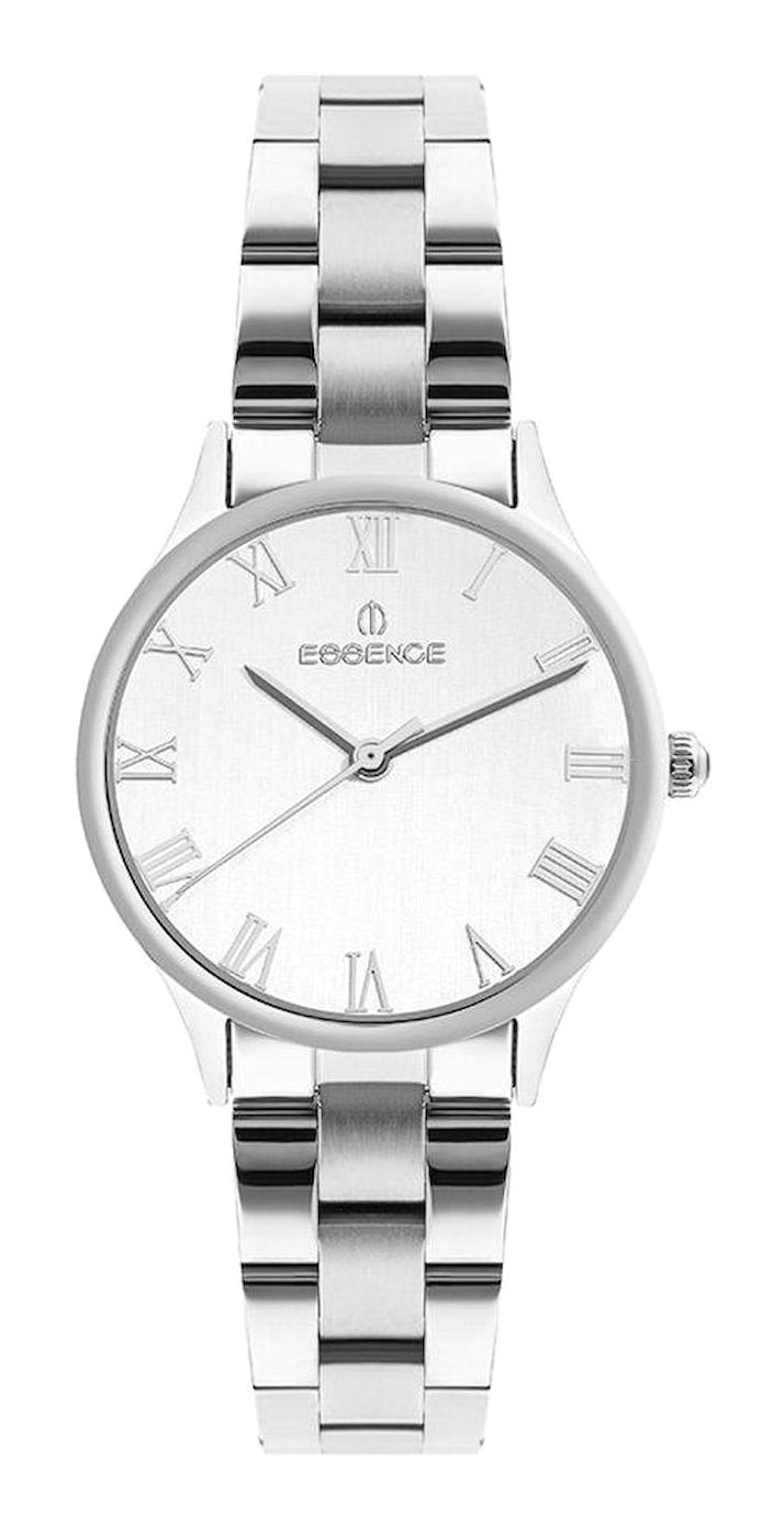 Essence ES6768FE.330 35 mm Gri Çelik Kordon Analog Kadın Kol Saati