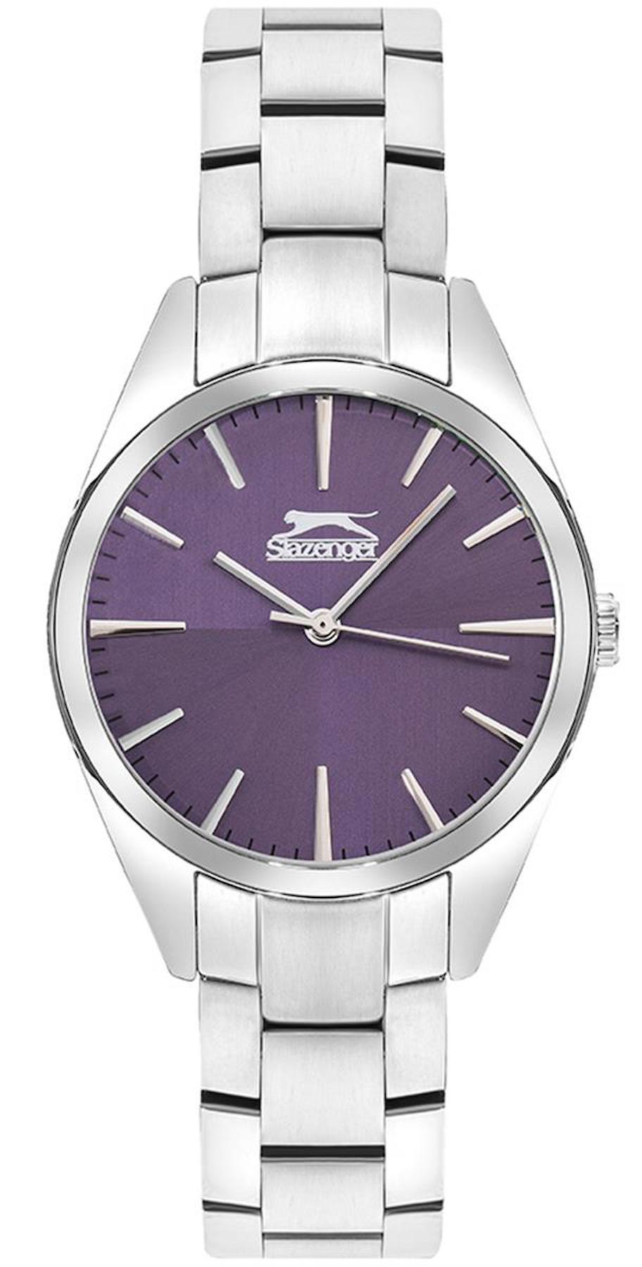 Slazenger SL.09.2275.3.03 36 mm Gri Çelik Kordon Analog Kadın Kol Saati