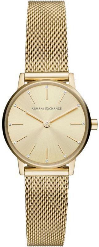 Armani Exchange AX5567 28 mm Altın Çelik Kordon Analog Kadın Kol Saati