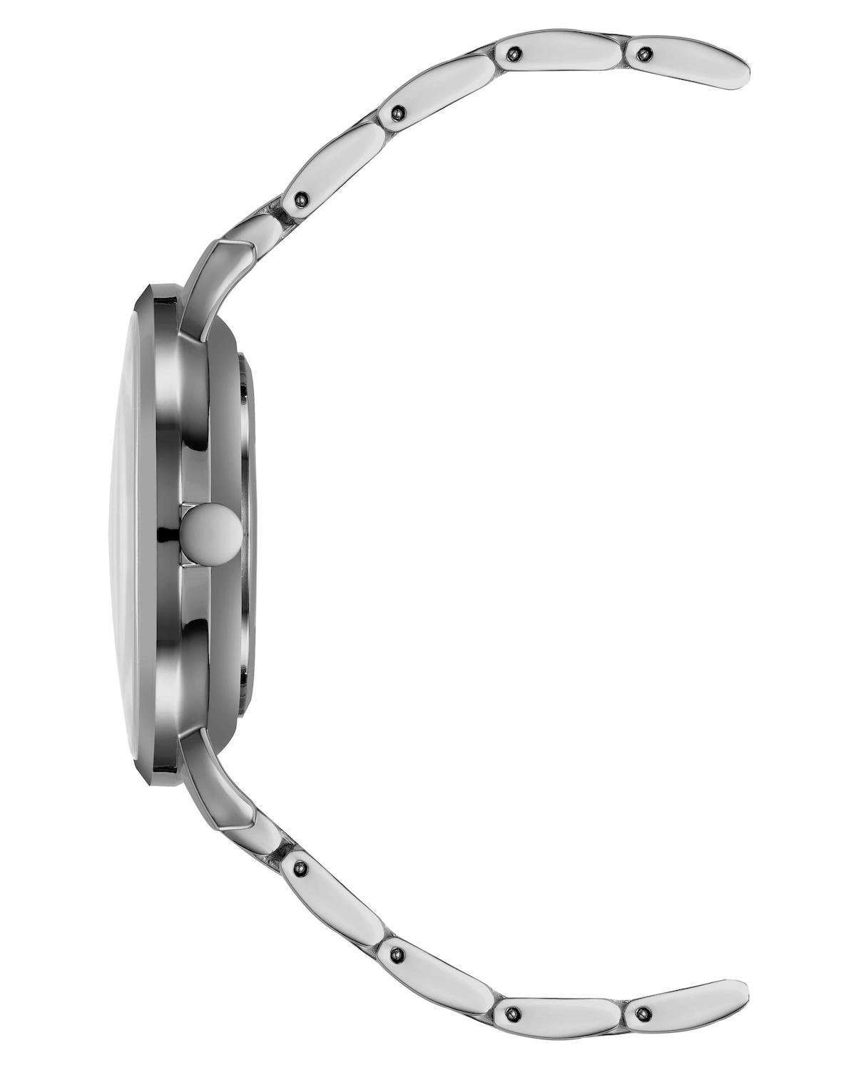 Nine West NW-2713SVBK 36 mm Gri Metal Kordon Analog Kadın Kol Saati
