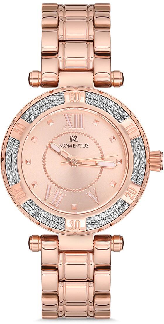 Momentus SS237R-12SR 34 mm Rose Gold Çelik Kordon Analog Kadın Kol Saati