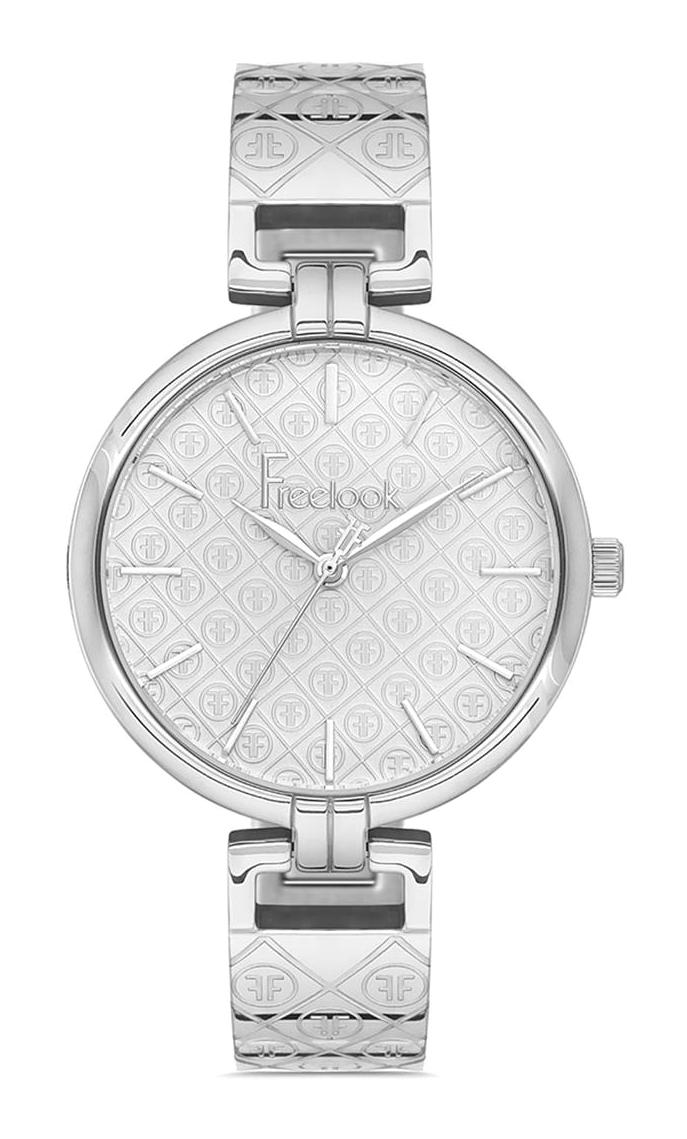 Freelook FL.1.10168.1 38 mm Gri Çelik Kordon Analog Kadın Kol Saati