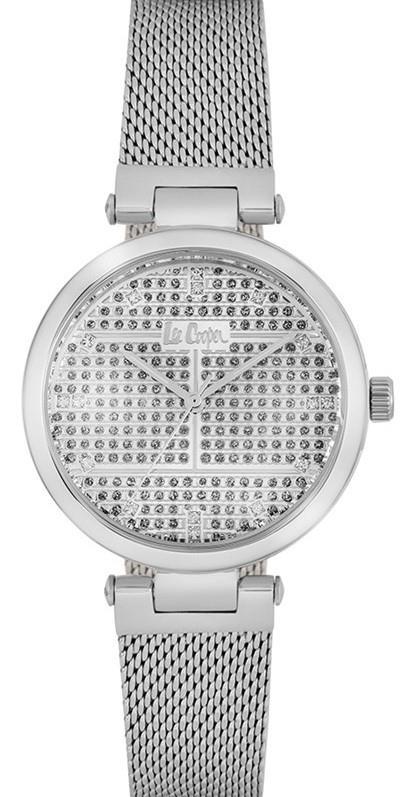 Lee Cooper LC06781.330 40 mm Gri Çelik Kordon Analog Kadın Kol Saati