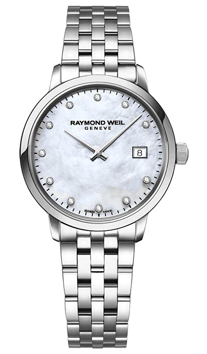 Raymond Weil RW5985-ST-97081 Takvimli 36 mm Gri Çelik Kordon Analog Kadın Kol Saati