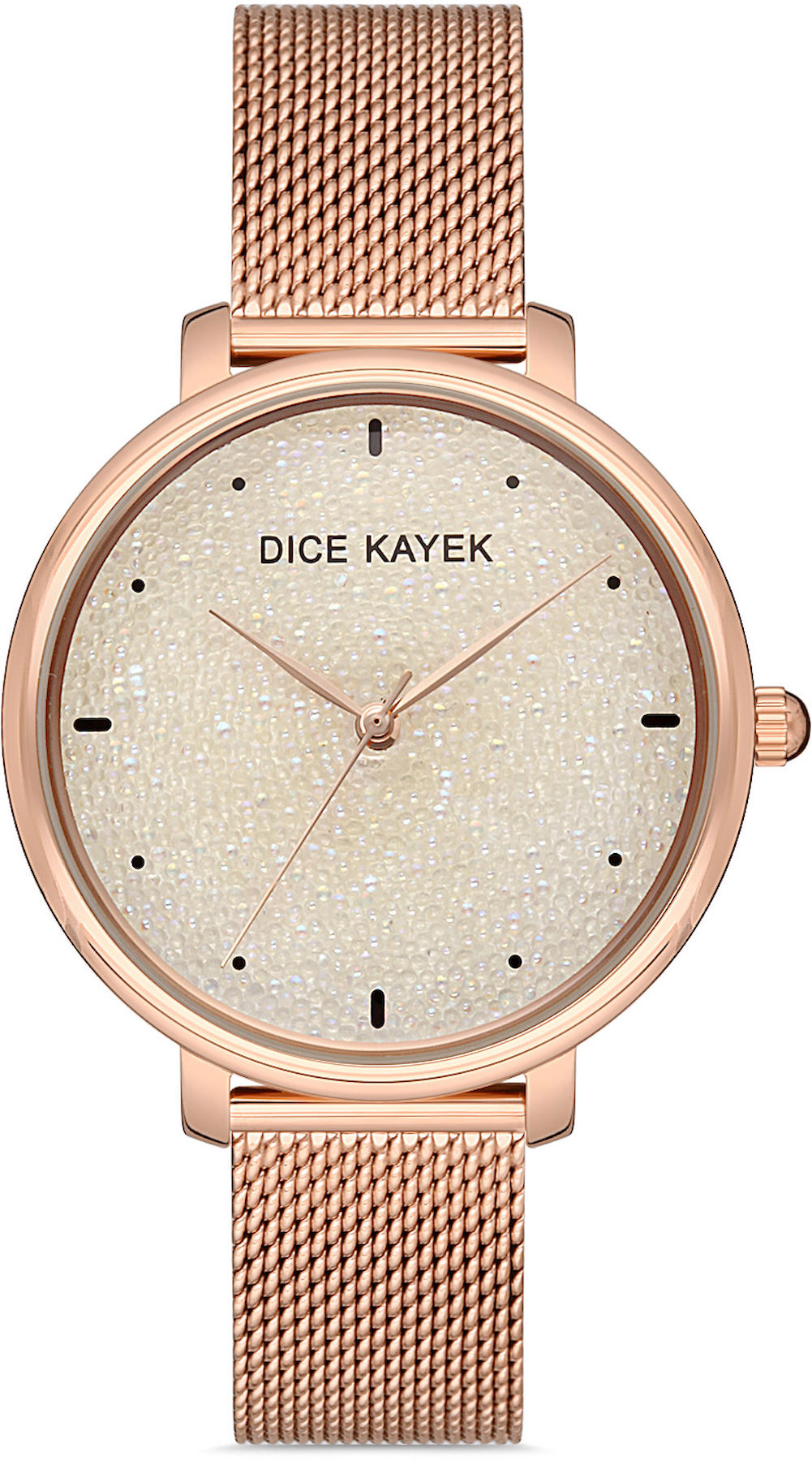 Dice Kayek DK.1.AG1267.04 36 mm Rose Gold Metal Kordon Analog Kadın Kol Saati